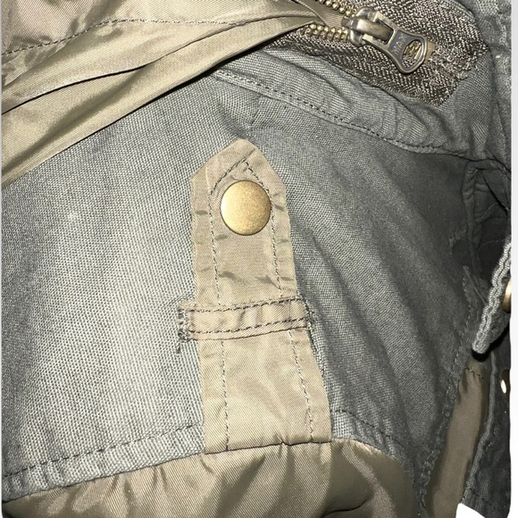 American Rag Olive Green Military Utility Jacket - Picture 9 of 16